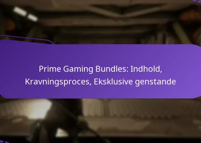 Prime Gaming Bundles: Indhold, Kravningsproces, Eksklusive genstande