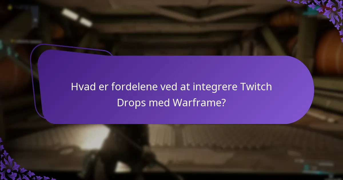 Hvilke typer belønninger kan jeg tjene gennem Twitch Drops i Warframe?