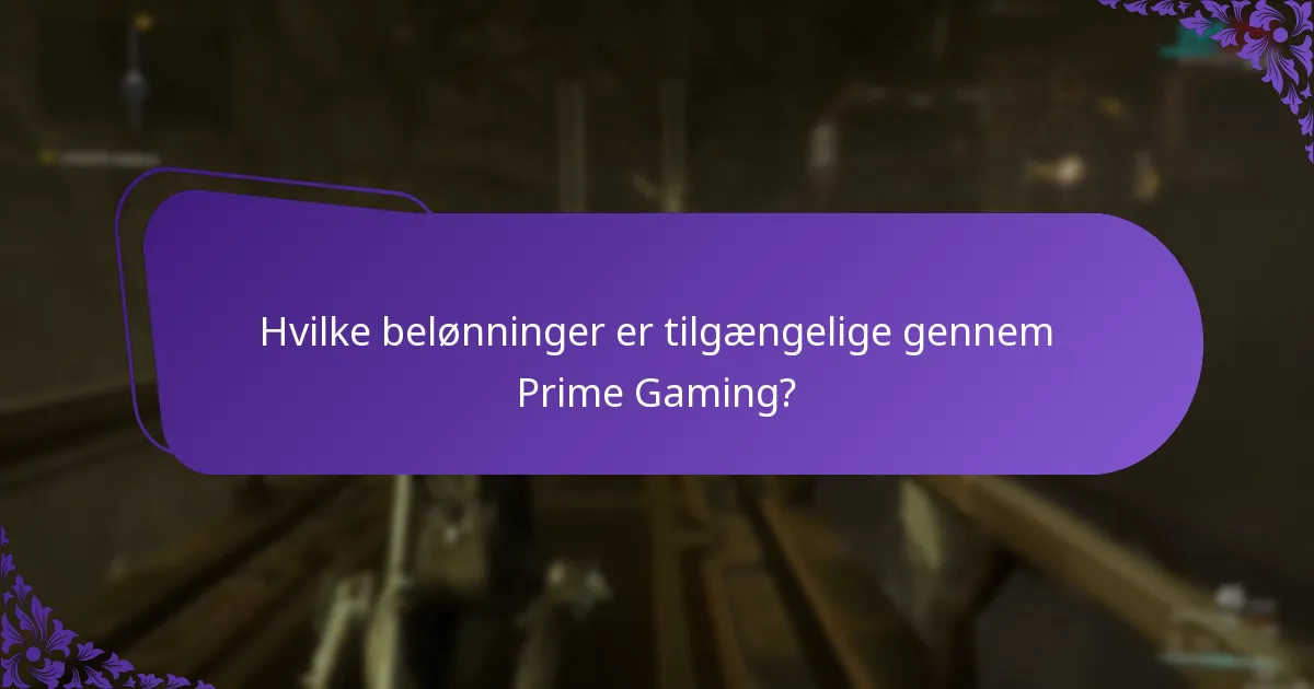 Hvordan indløser jeg belønninger fra Prime Gaming?